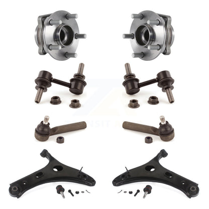 Kit de liaison de biellette de direction extérieure, bras de commande inférieur, roulement avant (8 pièces) pour Subaru Foreste