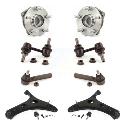 Kit de liaison de biellette de direction extérieure, bras de commande inférieur, roulement avant (8 pièces) pour Subaru Foreste