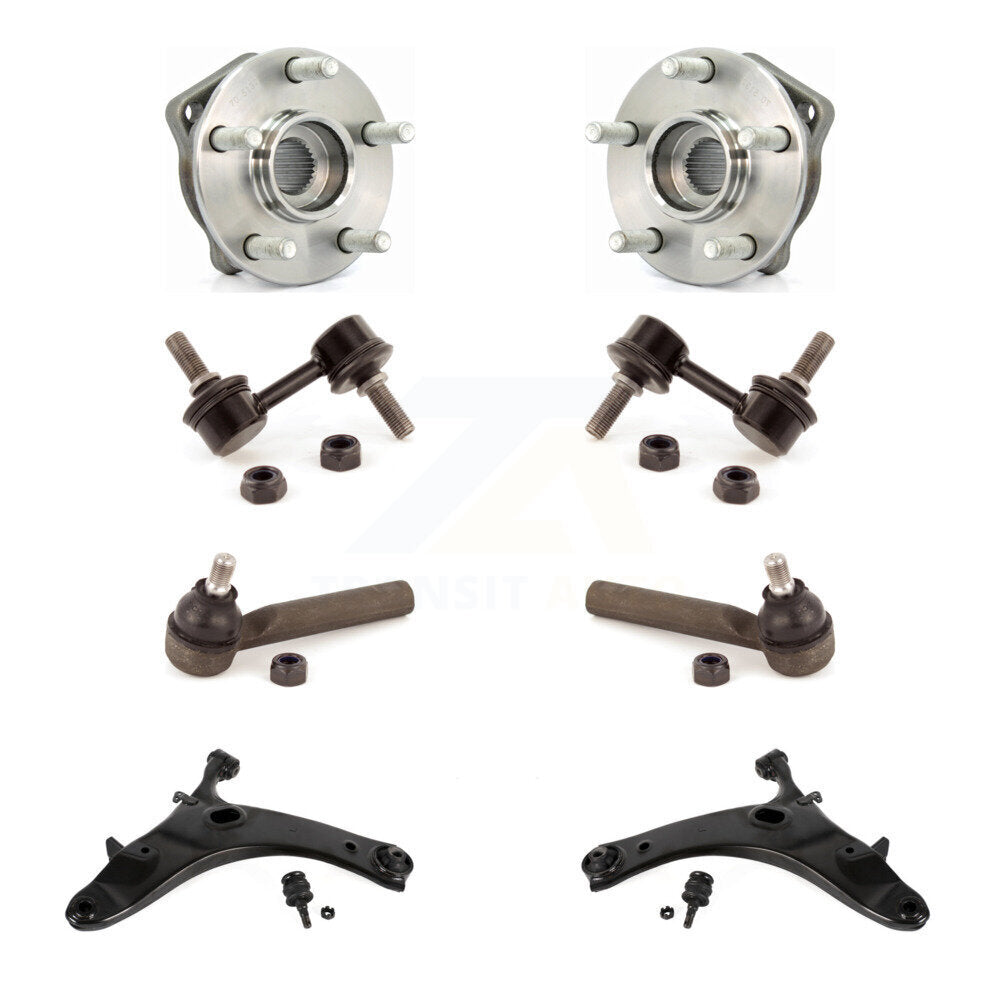 Kit de liaison de biellette de direction extérieure, bras inférieur de roulement avant (8 pièces) pour Subaru Forester Imprez