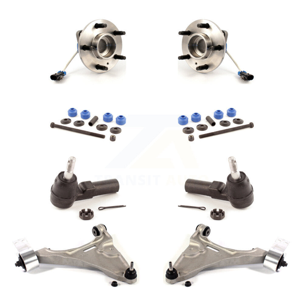 Kit de liaison de biellette de direction extérieure, bras inférieur de roulement avant (8 pièces) pour Buick Lucerne Cadillac