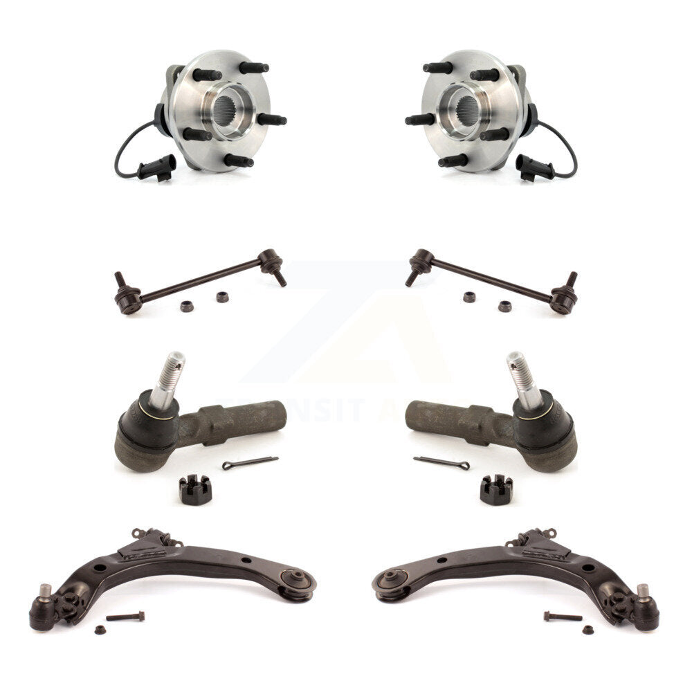 Kit de biellette de direction et de liaison extérieure, bras de commande inférieur, roulement avant (8 pièces) pour Chevrolet HH