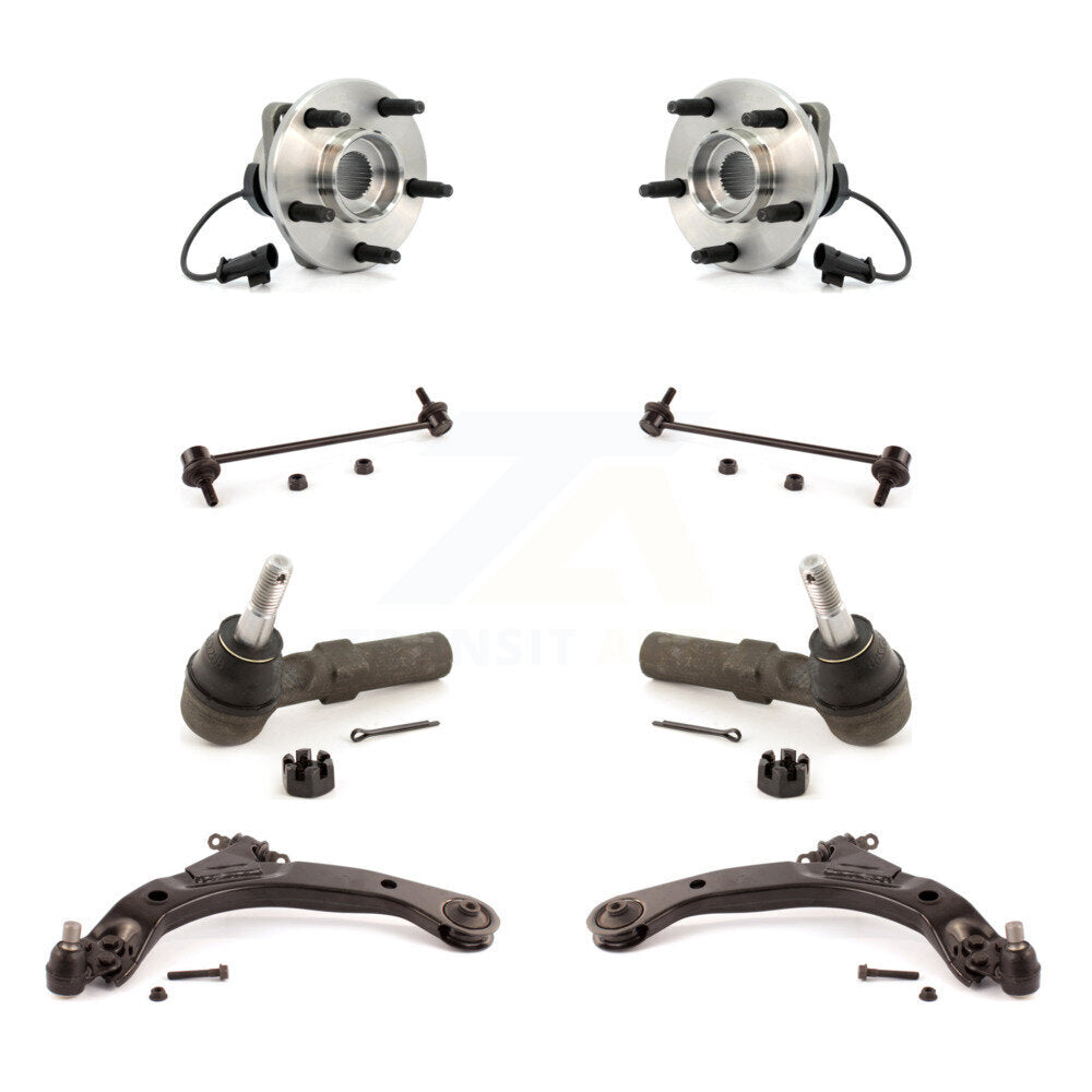 Kit de biellette de direction et de liaison extérieure, bras de commande inférieur, roulement avant (8 pièces) pour Chevrolet HH