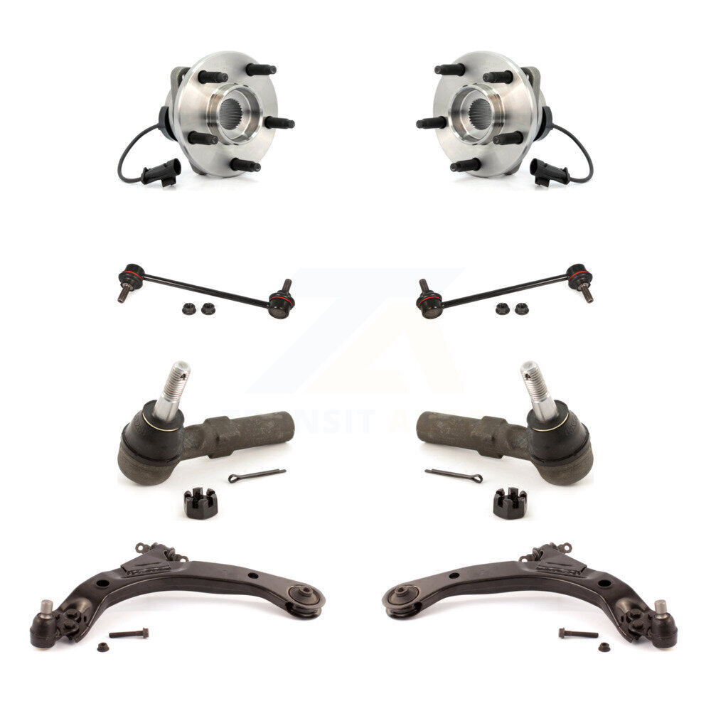 Kit de biellette de direction et de liaison extérieure, bras de commande inférieur, roulement avant (8 pièces) pour Chevrolet HH