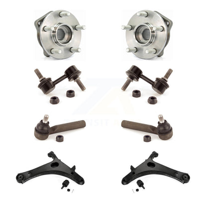Kit de liaison de biellette de direction extérieure, bras de commande inférieur, roulement avant (8 pièces) pour Subaru Impreza