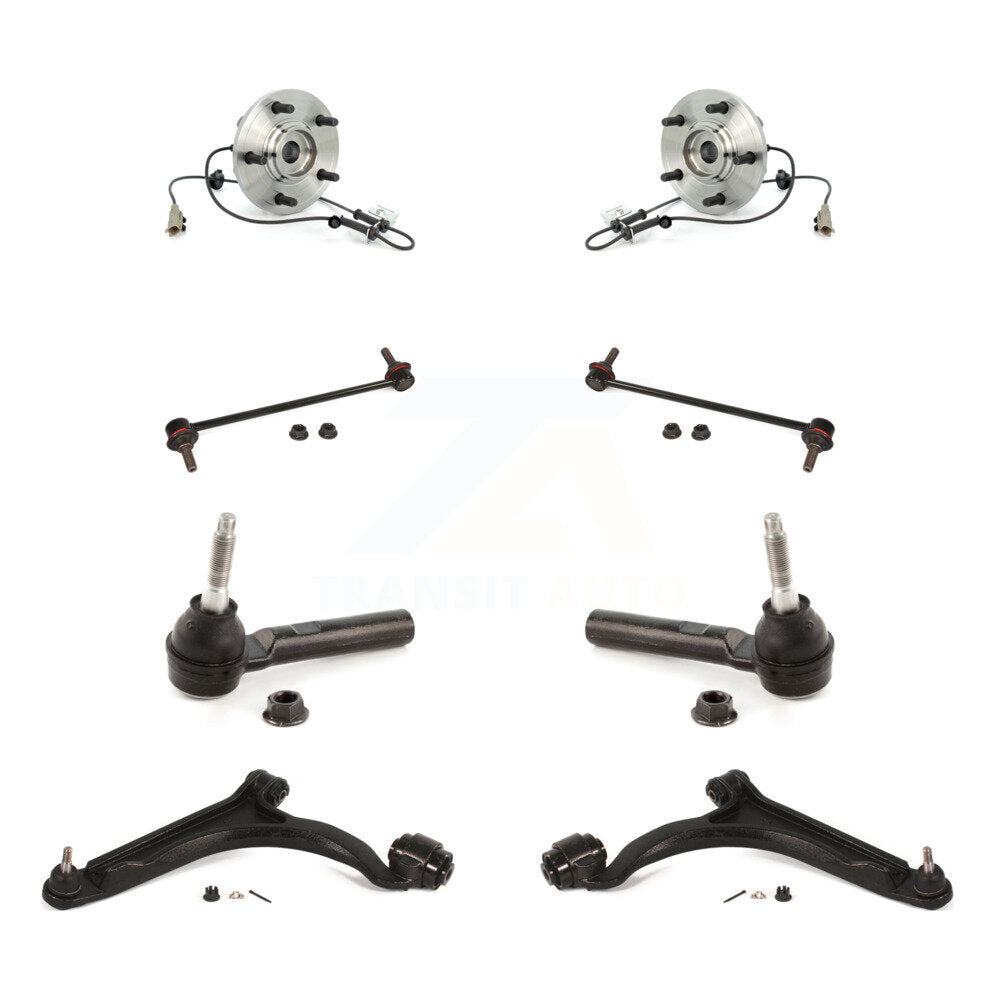 Kit de liaison de biellette de direction extérieure de bras inférieur de roulement avant (8 pièces) pour Chrysler Pacific 04-06