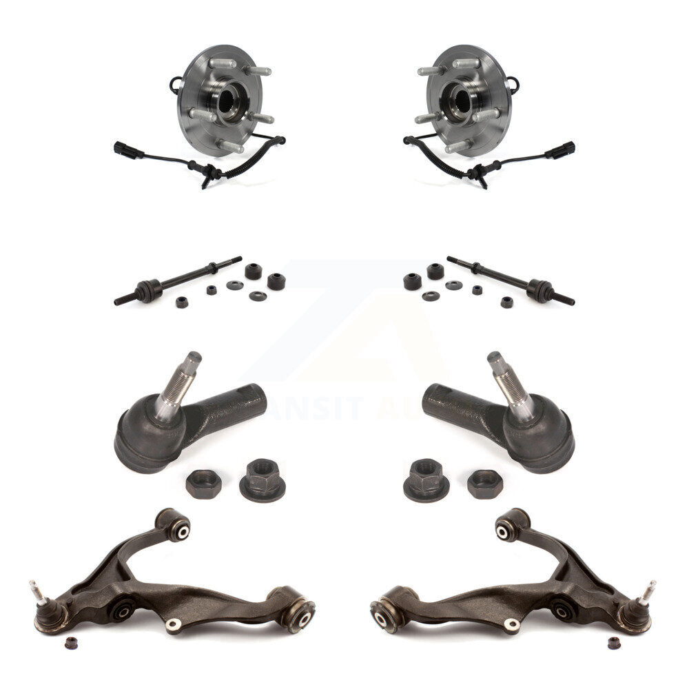 Kit de biellette de direction extérieure et de liaison de bras de commande inférieur de roulement avant (8 pièces) pour Ram 1500 4WD