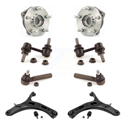 Kit de biellette de direction extérieure et de liaison de bras inférieur de roulement avant (8 pièces) pour Subaru Outback 10-14