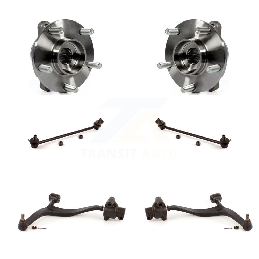 Bras de commande inférieur et Kit de liaison de roulement de moyeu avant pour INFINITI FX35 FX45 2003 – 2008