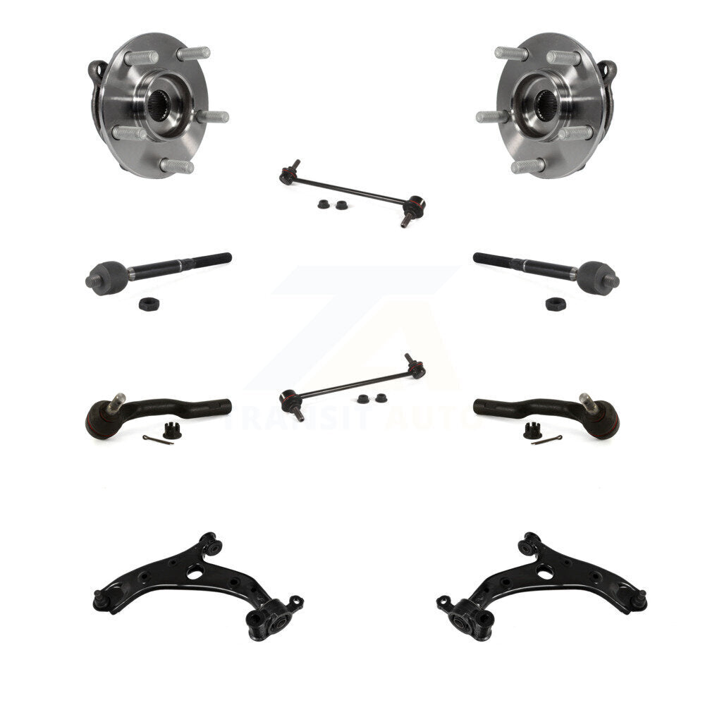 Kit de biellette de direction et de liaison intérieure extérieure de bras inférieur de roulement avant (10 pièces) pour Mazda 3 Sport