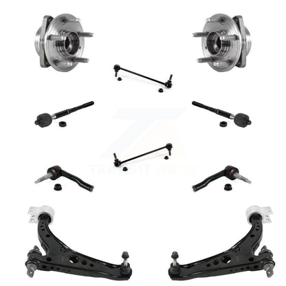 Kit de liaison de biellette de direction intérieure et extérieure de bras inférieur de roulement avant (10 pièces) pour Chevrolet Cruze
