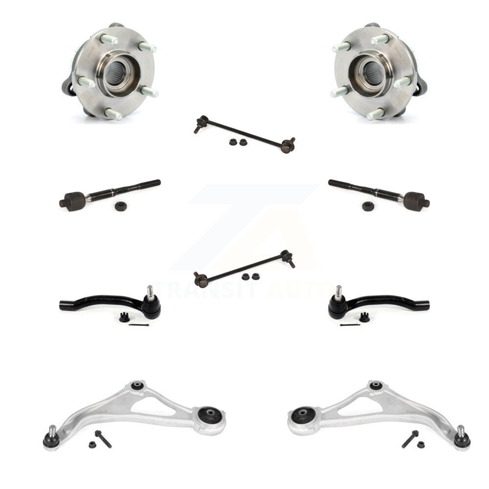 Kit de biellette de direction et de liaison intérieure extérieure de bras inférieur de roulement avant (10 pièces) pour Nissan Altima
