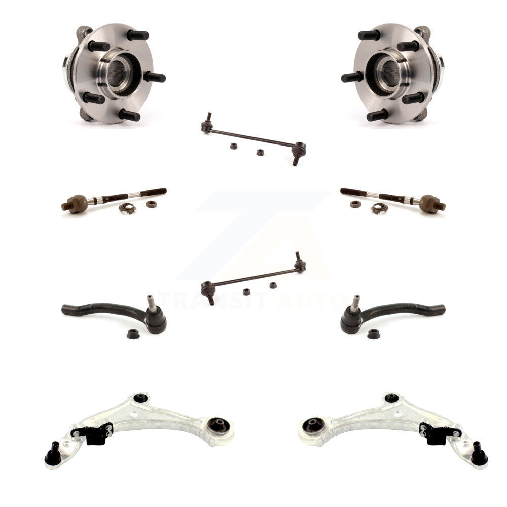 Kit de biellette de direction intérieure et extérieure, bras de commande inférieur, roulement avant, pour Nissan Muran