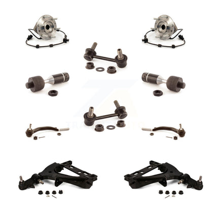 Kit de liaison de biellette de direction intérieure et extérieure de bras inférieur de roulement avant (10 pièces) pour GMC Chevrolet X