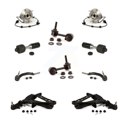 Kit de liaison de biellette de direction intérieure et extérieure de bras inférieur de roulement avant (10 pièces) pour GMC Envoy XL EX