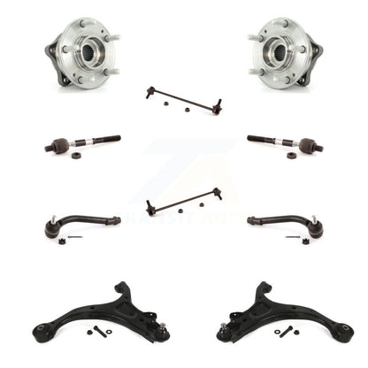 Kit de liaison de biellette de direction intérieure et extérieure, bras de commande inférieur, roulement avant (10 pièces) pour Hyundai