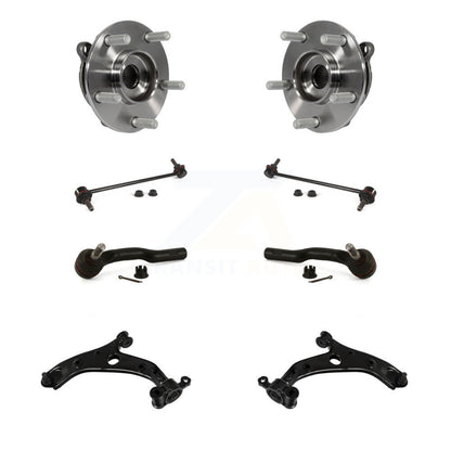 Kit de biellette de direction et de liaison extérieure, bras de commande inférieur, roulement avant (8 pièces) pour Mazda 3 Spor