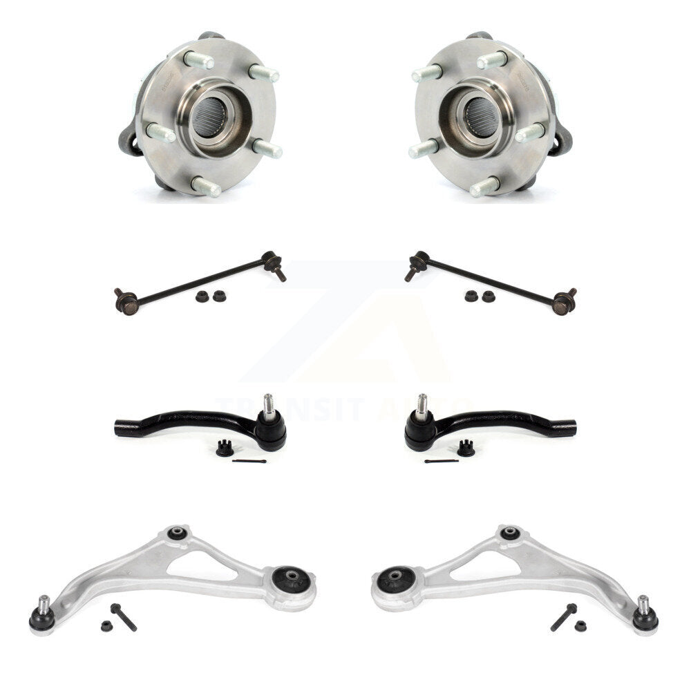 Kit de biellette de direction et de liaison extérieure, bras inférieur de roulement avant (8 pièces) pour Nissan Altima Maxima