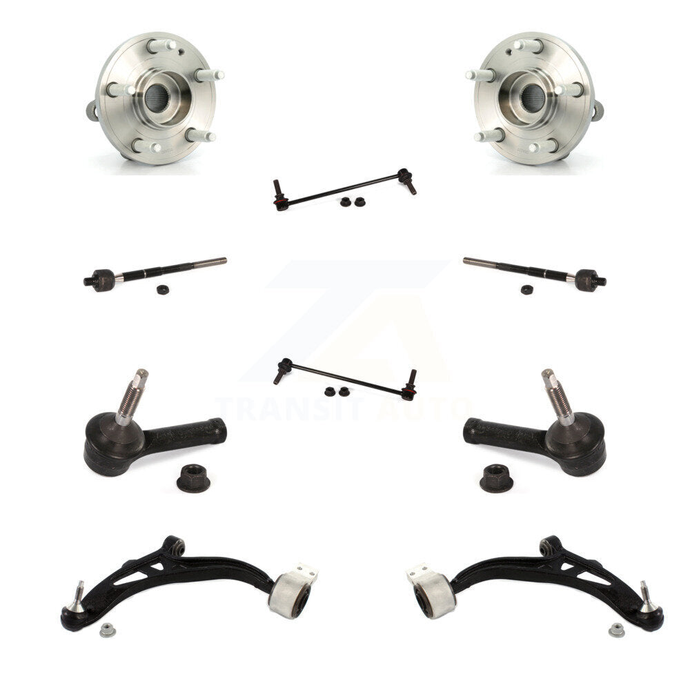 Kit de biellette de direction et de liaison intérieure extérieure de bras inférieur de roulement avant (10 pièces) pour Ford Explorer
