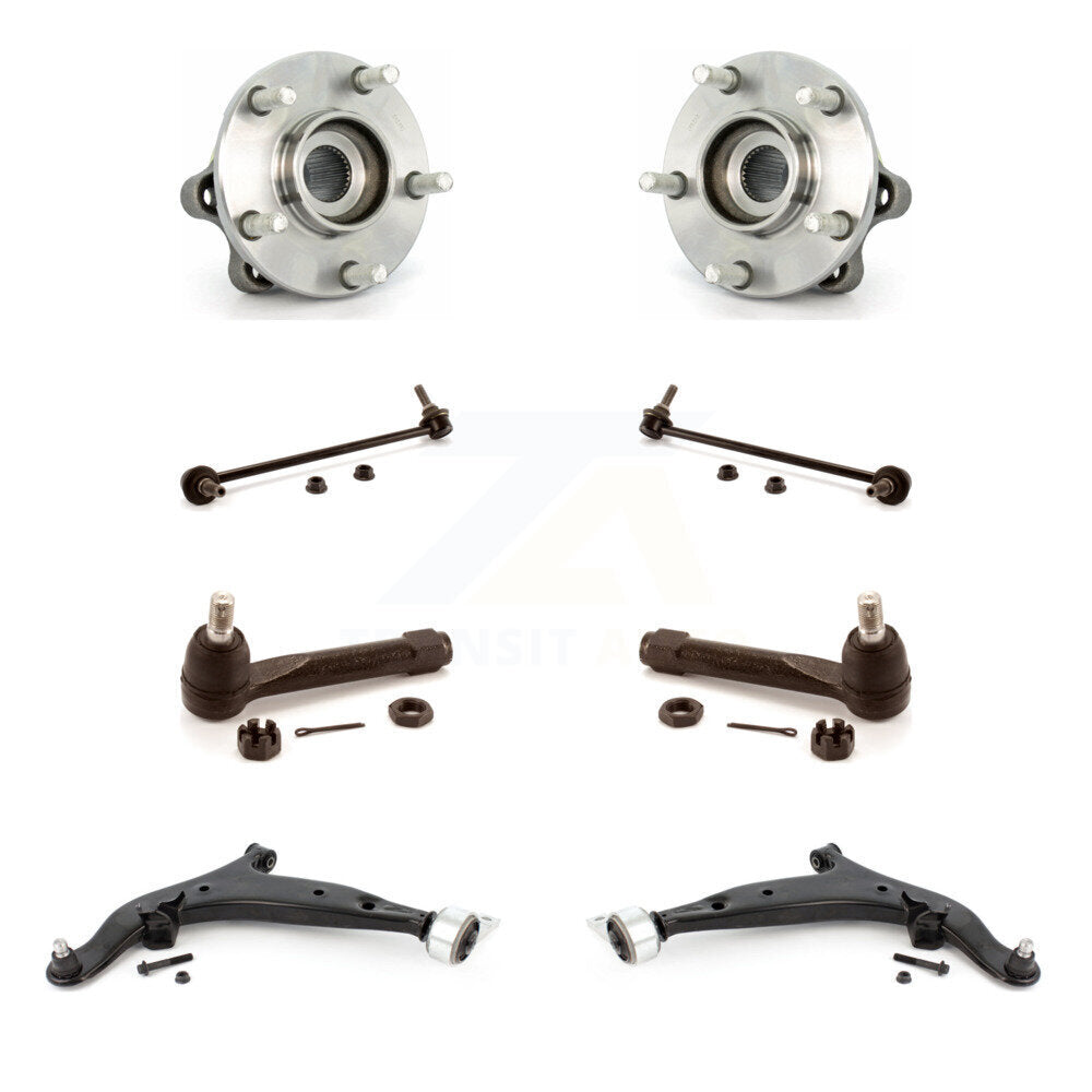 Kit de liaison de biellette de direction extérieure, bras inférieur de roulement avant (8 pièces) pour Nissan Quest 2004 – 2009