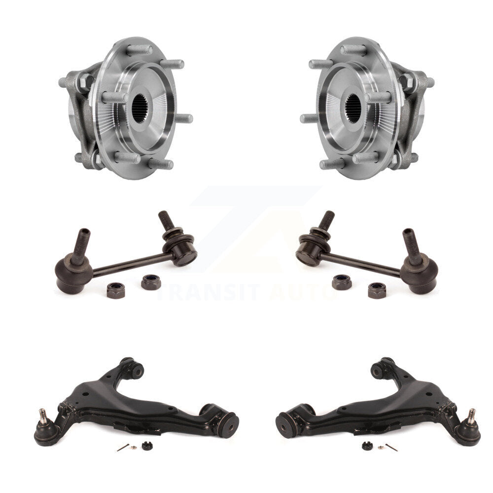 Kit de liaison de bras de commande inférieur, roulement de moyeu avant (6 pièces) pour Toyota 4Runner FJ Cruise