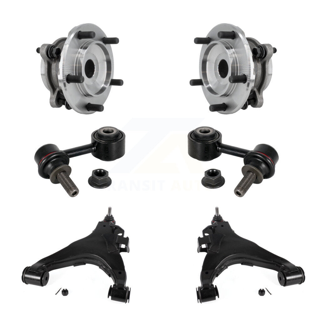 Kit de liaison de bras de commande inférieur, roulement de moyeu avant (6 pièces) pour Toyota Tundra Sequoia 4W