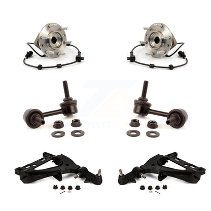 Kit de bras de commande et de liaison inférieurs, roulement avant (6 pièces) pour GMC Chevrolet Envoy XL EXT