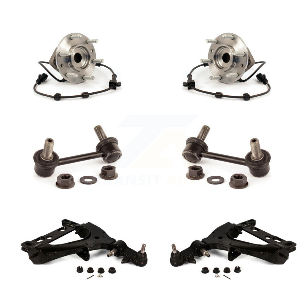 Kit de liaison de bras de commande inférieur de roulement avant (6 pièces) pour GMC Chevrolet Trailblazer XL