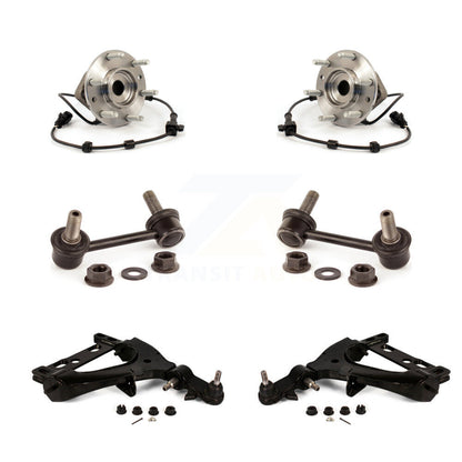 Kit de liaison de bras de commande inférieur de roulement avant (6 pièces) pour GMC Chevrolet Trailblazer XL