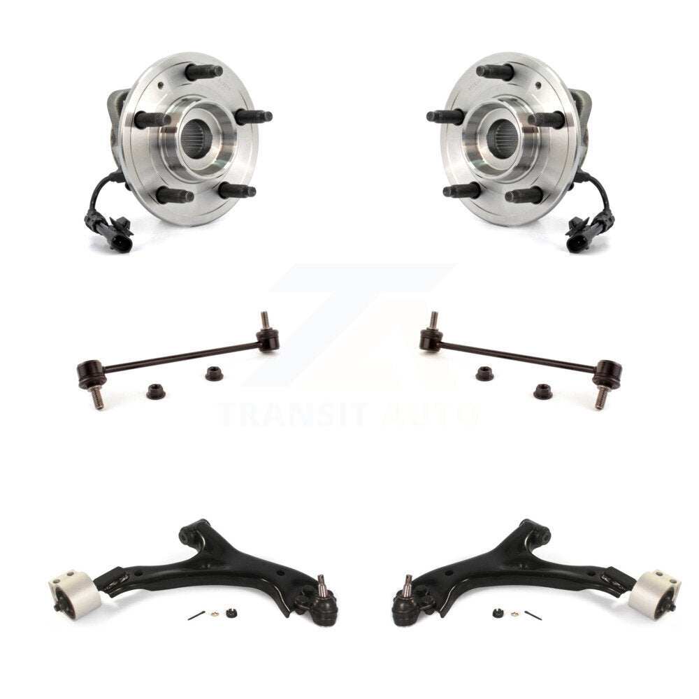 Kit de liaison de bras de commande inférieur, roulement de moyeu avant (6 pièces) pour Chevrolet Equinox Captiv
