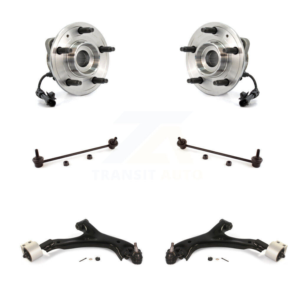 Kit de liaison de bras de commande inférieur, roulement de moyeu avant (6 pièces) pour Chevrolet Equinox Pontia