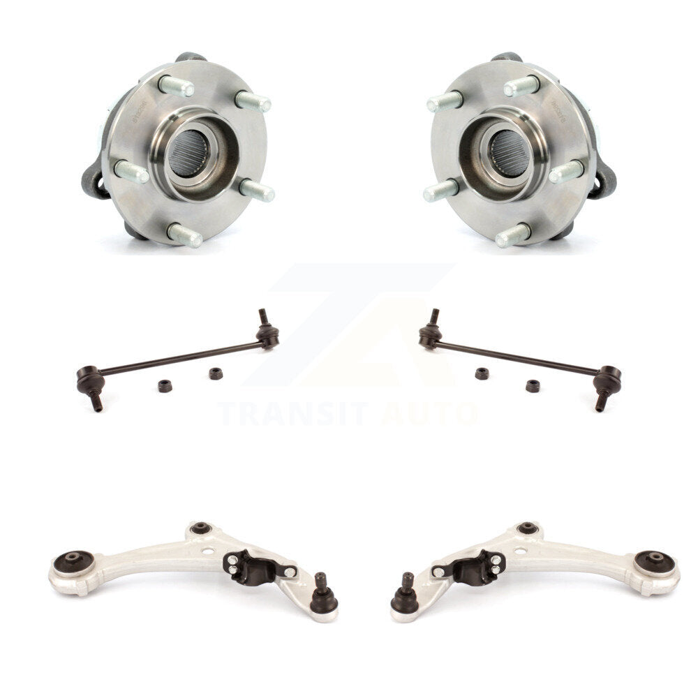 Kit de liaison de bras de commande inférieur de roulement avant (6 pièces) pour Nissan Altima 2007-2012 3,5l