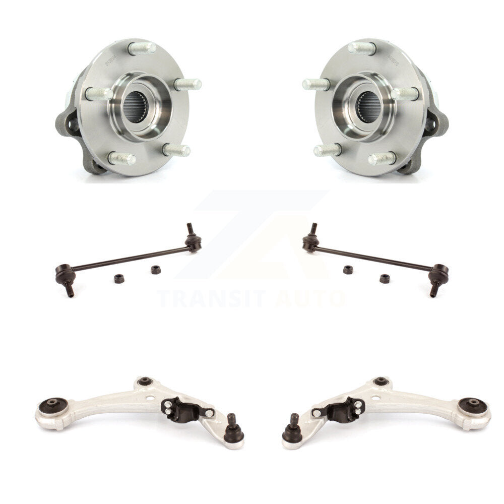Kit de liaison de bras de commande inférieur de roulement avant (6 pièces) pour Nissan Altima 2007-2012 2,5l