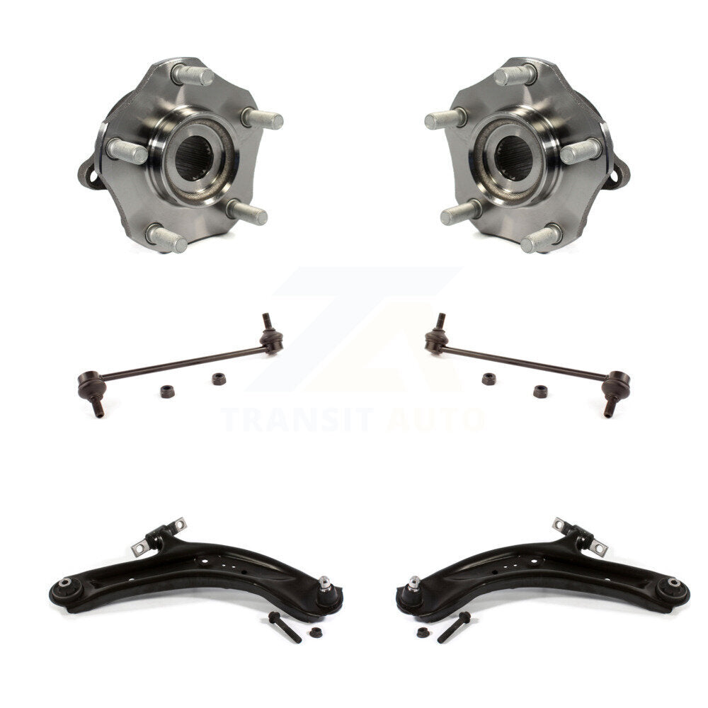 Kit de bras de commande inférieur et de liaison de roulement avant (6 pièces) pour Nissan Rogue Sport Qashqai