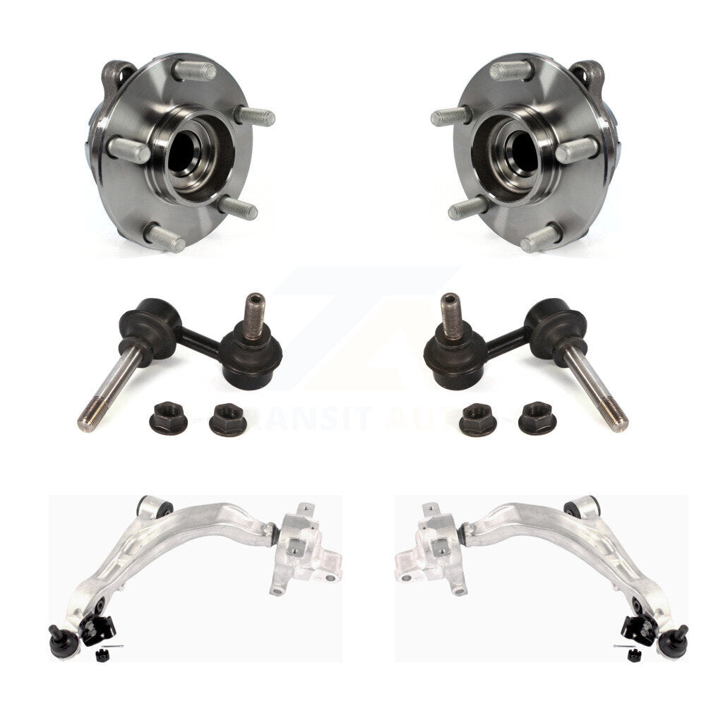Kit de bras de commande inférieur et de liaison de roulement avant (6 pièces) pour INFINITI FX35 QX70 FX37 RW