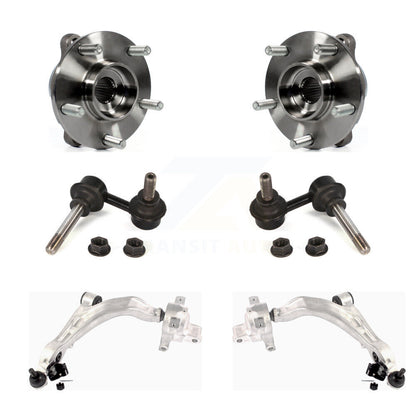 Kit de liaison de bras de commande inférieur de roulement avant (6 pièces) pour INFINITI FX35 QX70 FX50 FX37