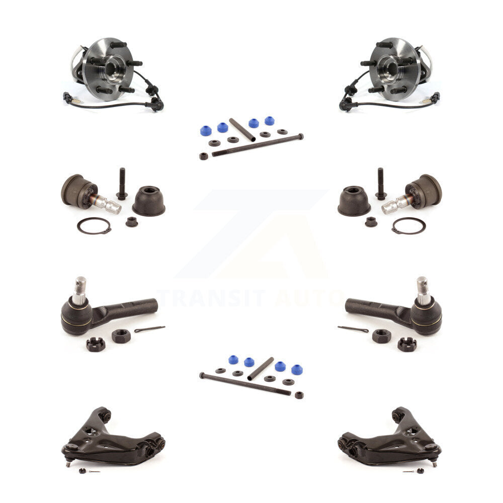 Kit de liaison de biellette de direction extérieure, roulement avant, bras inférieur, rotule supérieure, pour Ford (10 pièces)