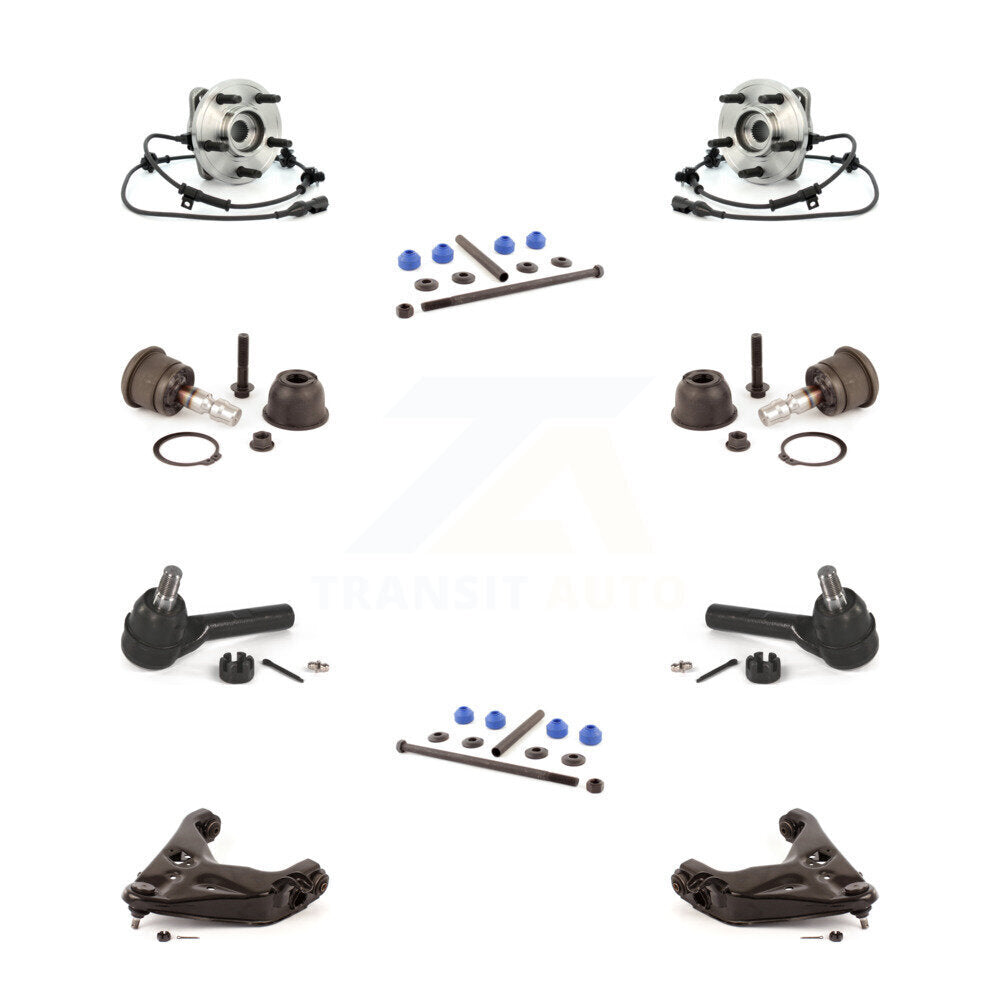 Kit de liaison de biellette de direction extérieure, roulement avant, bras de commande inférieur, rotule supérieure, pour