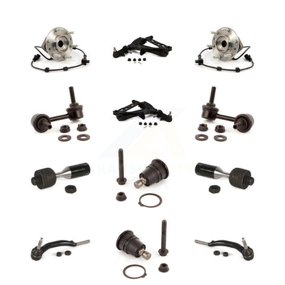Kit de liaison de biellette de direction intérieure et extérieure, bras inférieur avant, rotule supérieure (12 pièces) pour GMC XL