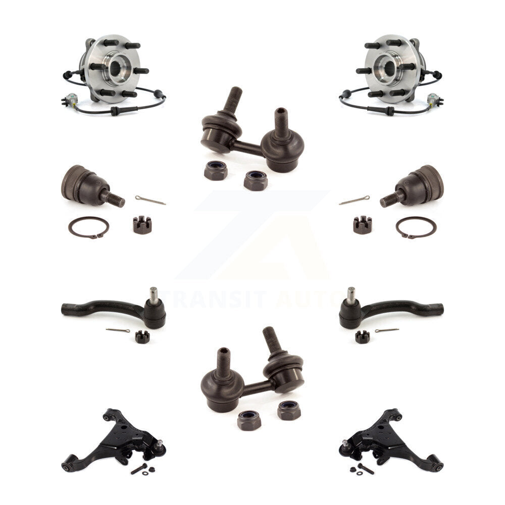 Kit de liaison de biellette de direction extérieure, roulement avant, bras de commande inférieur, rotule supérieure, pour 4WD
