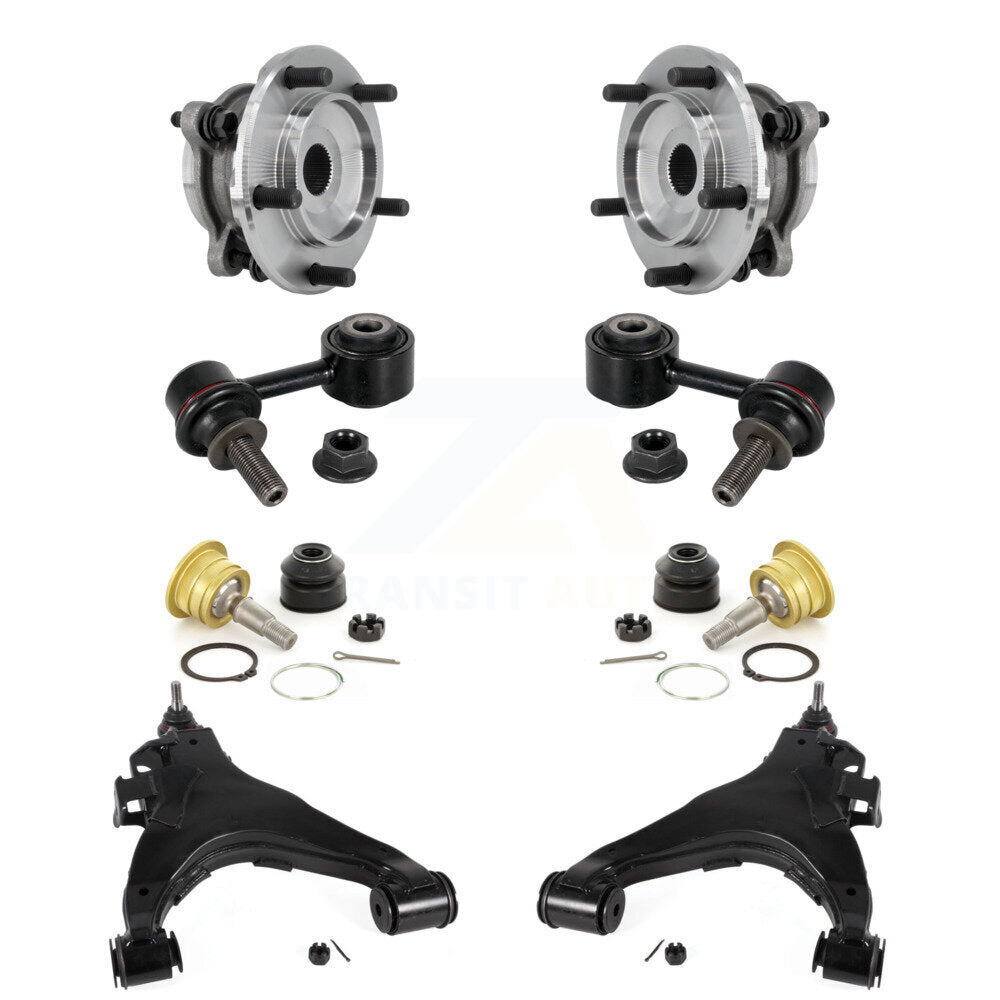Kit de liaison de biellette de direction extérieure, roulement avant, bras de commande inférieur, rotule supérieure, pour 4WD