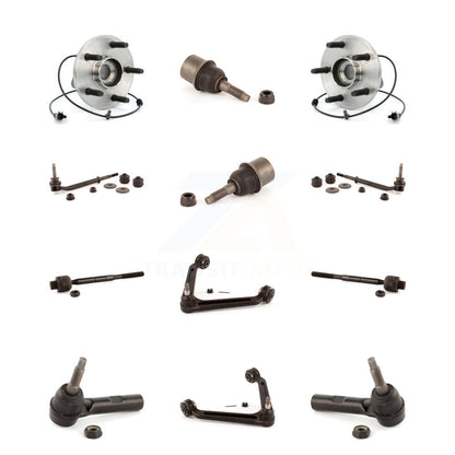 Kit de biellette de direction et de liaison intérieure extérieure de rotule inférieure de bras supérieur avant (12 pièces) pour Aspe