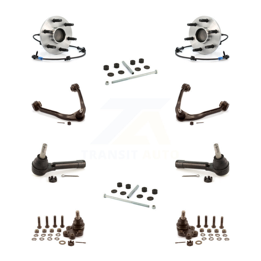 Kit de biellette de direction et de liaison extérieure, bras supérieur, rotule inférieure, roulement avant (10 pièces) pour GM