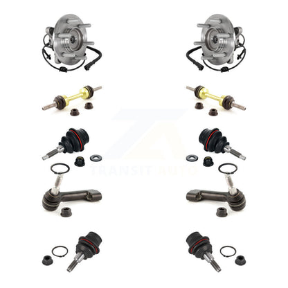 Kit de liaison de biellette de direction extérieure, roulement avant supérieur et inférieur, Joint à rotule extérieur (10 pièces) pour Ford 4WD