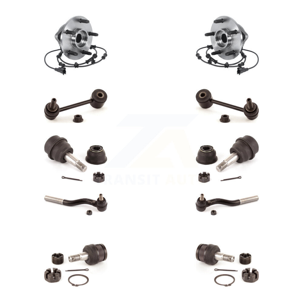 Kit de biellette de direction et de liaison extérieure, roulement avant supérieur et inférieur, pour Jeep Wrangler