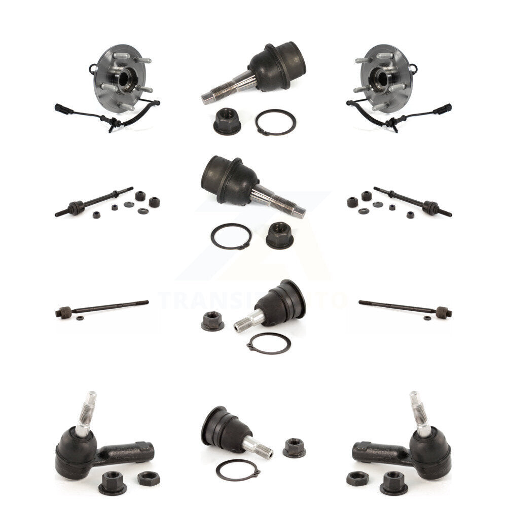 Kit de biellette de direction intérieure et extérieure, roulement avant, joint à rotule supérieur et inférieur, pour Ram 150