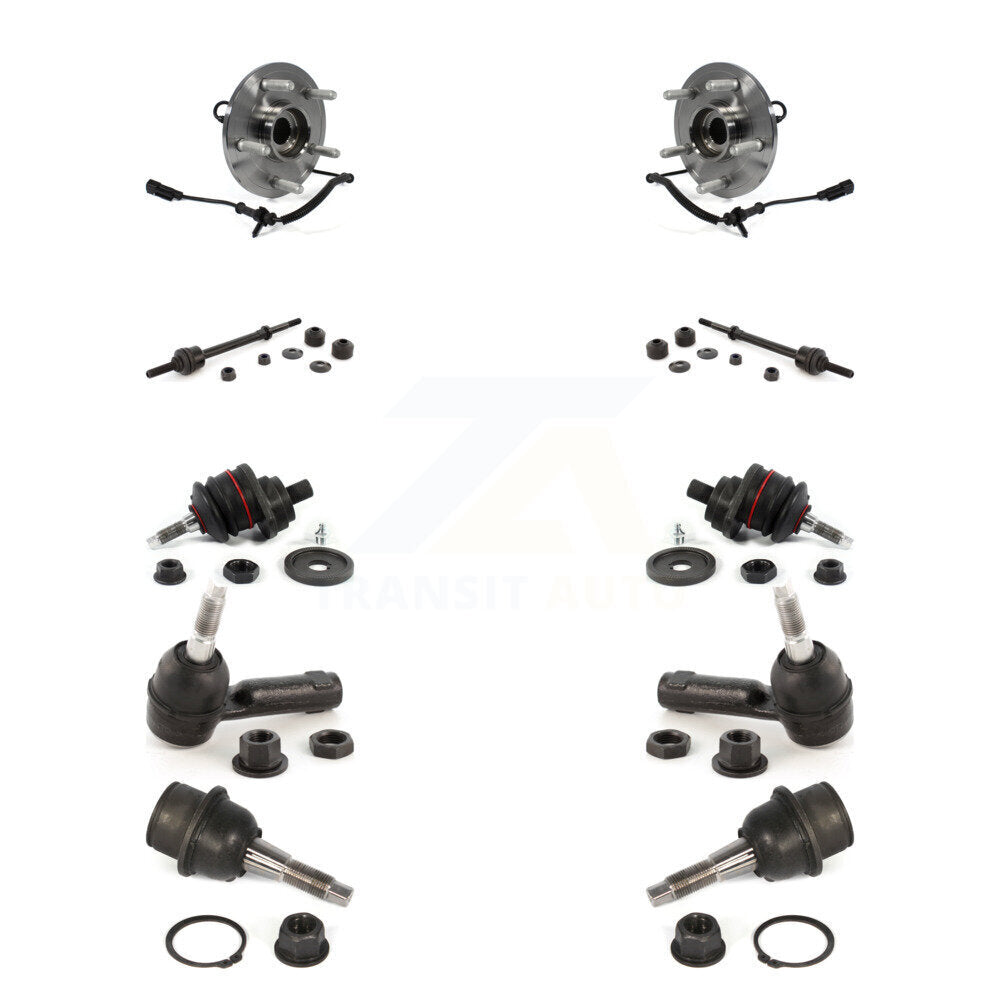 Kit de liaison de biellette de direction extérieure, roulement avant supérieur et inférieur, Joint à rotule extérieur (10 pièces) pour Ram 1500