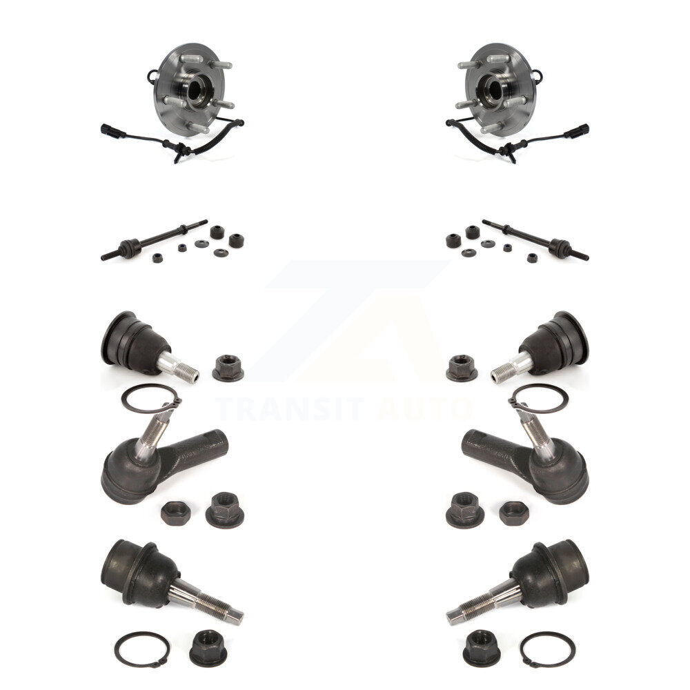 Kit de liaison de biellette de direction extérieure, roulement avant supérieur et inférieur, Joint à rotule extérieur (10 pièces) pour Ram 1500