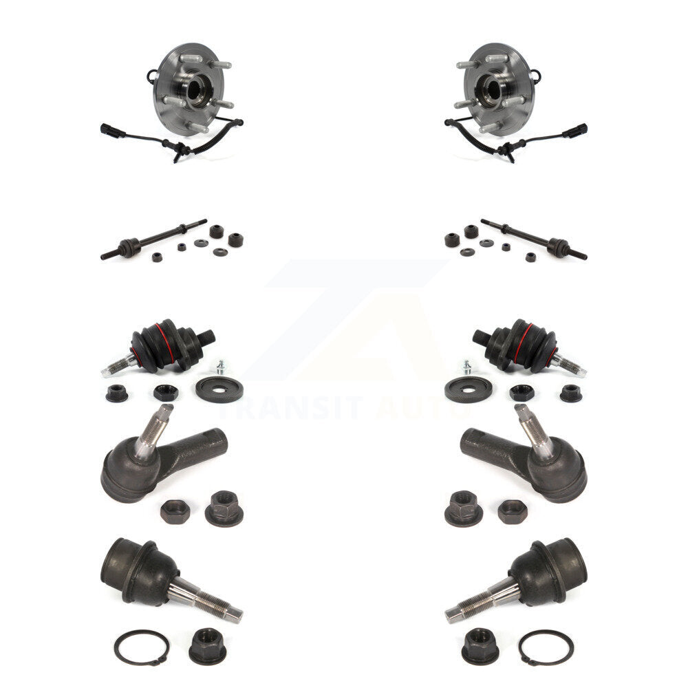Kit de liaison de biellette de direction extérieure, roulement avant supérieur et inférieur, Joint à rotule extérieur (10 pièces) pour Ram 1500
