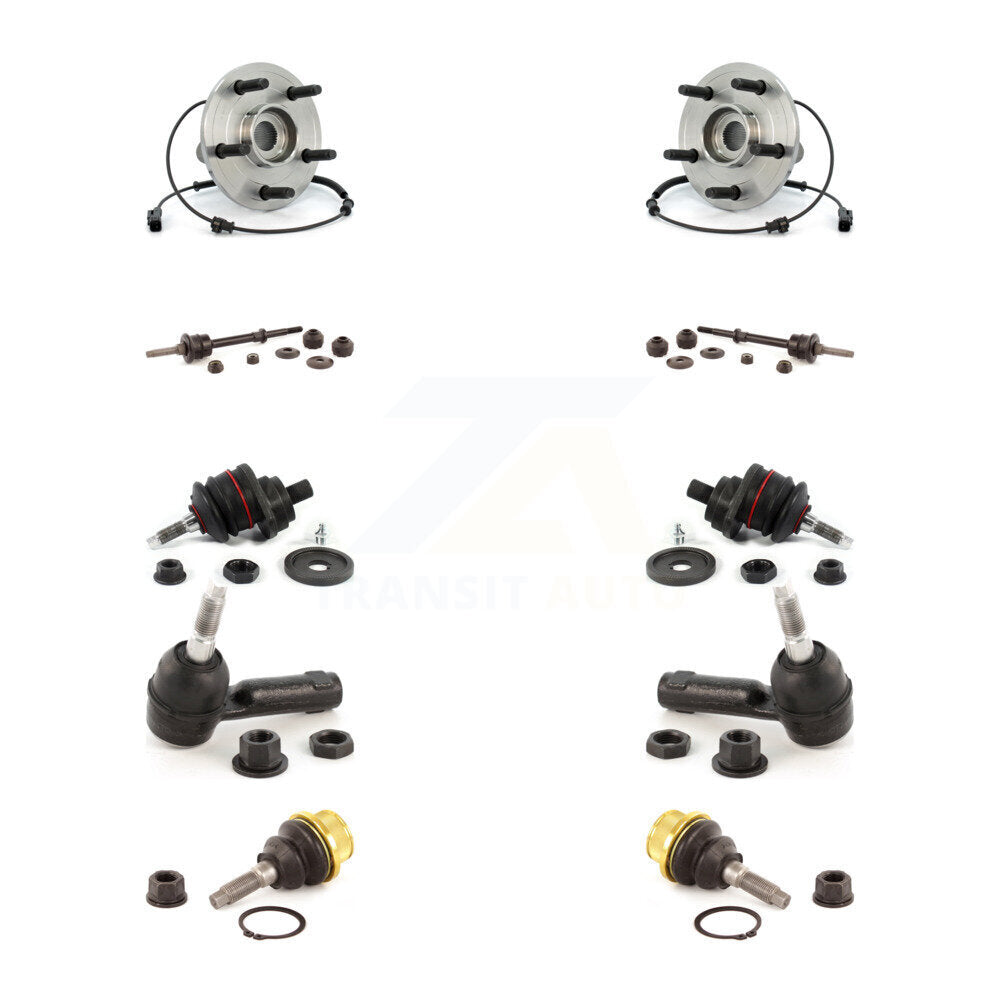 Kit de liaison de biellette de direction extérieure, roulement avant supérieur et inférieur, Joint à rotule extérieur (10 pièces) pour Ram 1500