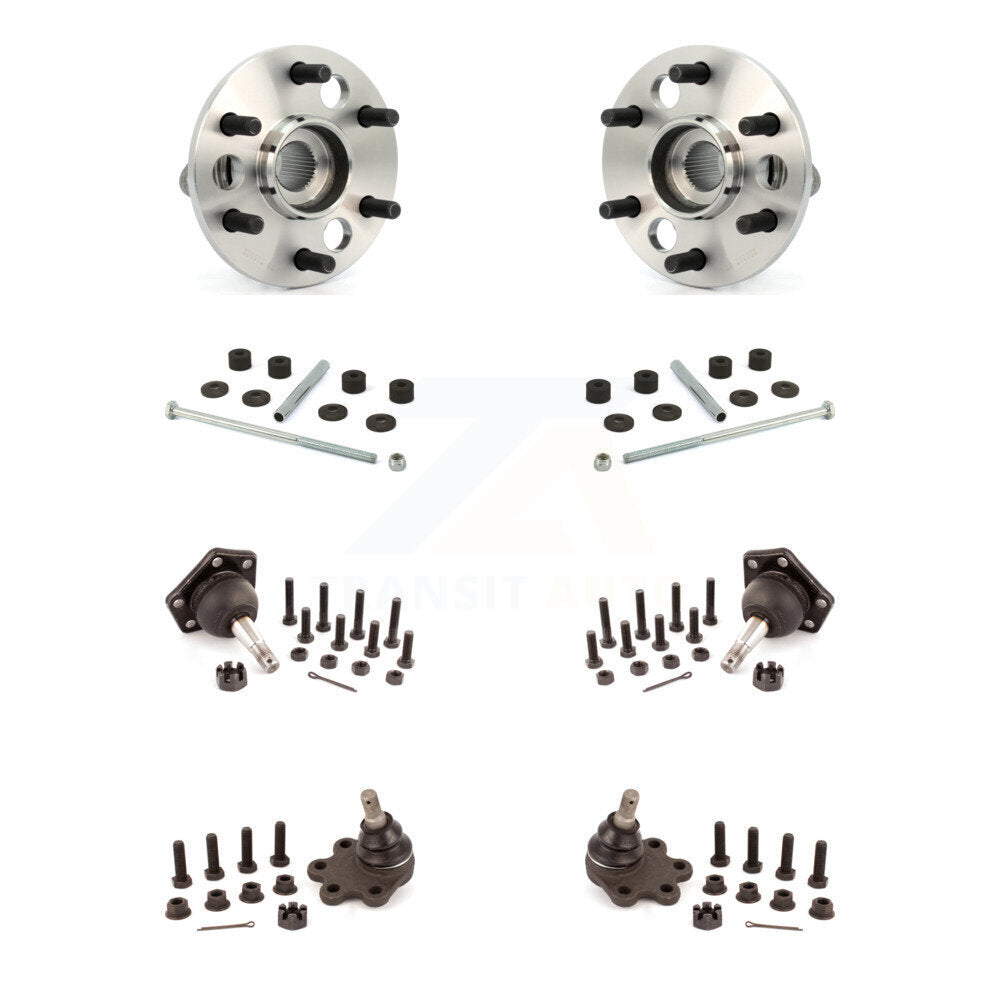 Kit de rotule et de liaison supérieure et inférieure, roulement avant, pour K1500 Chevrolet GMC Suburba